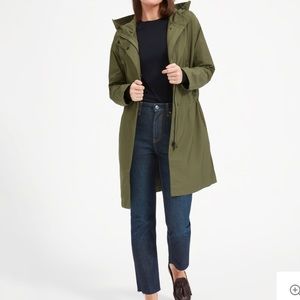 Everlane City Anorak Green, XS